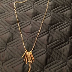 Gold drip necklace
